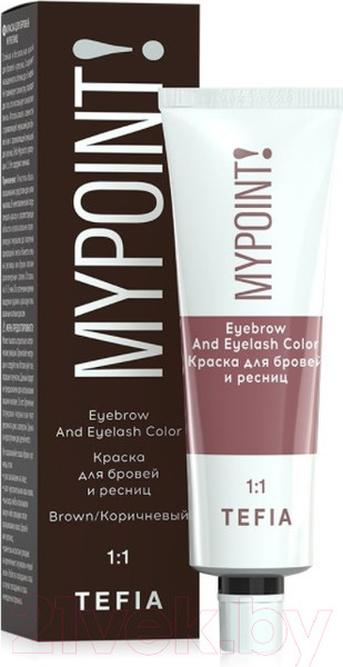 Изображение товара Краска для бровей Tefia Mypoint Коричневый (25мл)