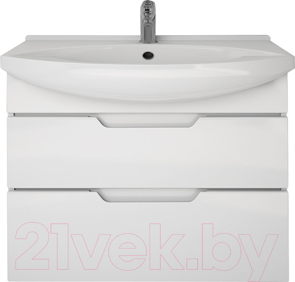 Изображение товара Тумба под умывальник Dreja Laguna Plus 105 / 99.0108 (белый глянец)