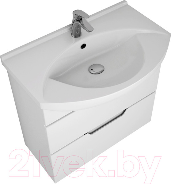 Изображение товара Тумба под умывальник Dreja Laguna Plus 105 / 99.0108 (белый глянец)