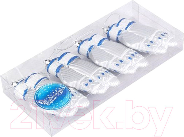 Изображение товара Набор елочных игрушек Волшебная страна Варежки / 007449 (4шт)