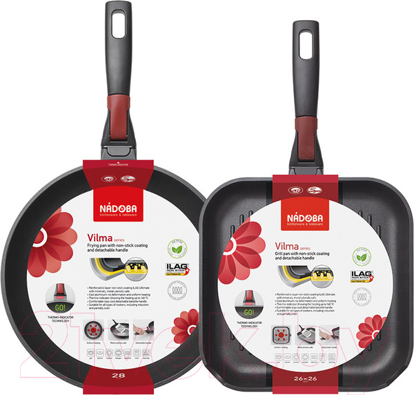 Изображение товара Сковорода-гриль Nadoba Vilma 728223