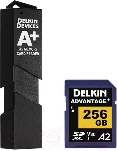 Изображение товара Карта памяти Delkin Devices Advantage SD Reader and Card Bundle 256GB (DSDWA2256R)