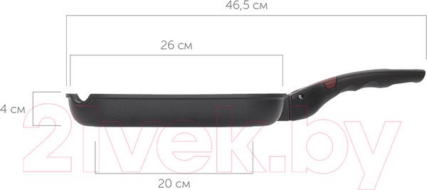 Изображение товара Сковорода-гриль Nadoba Vilma 728220