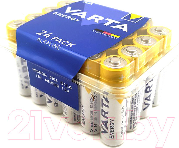 Изображение товара Комплект батареек Varta Energy LR6 / 4106229224