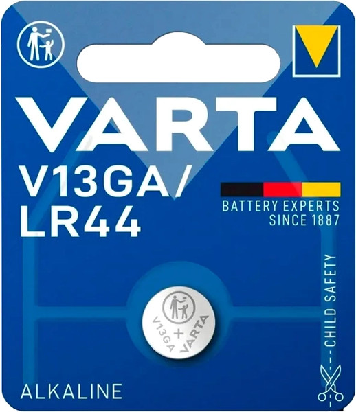 Изображение товара Батарейка Varta Electro G13/LR1154/LR44/357A/A76 BL1 Alkaline 1.5V 4276 1/10/100 (4276101401)