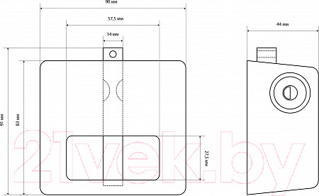 Изображение товара Замок навесной Стандарт ВС2-10С