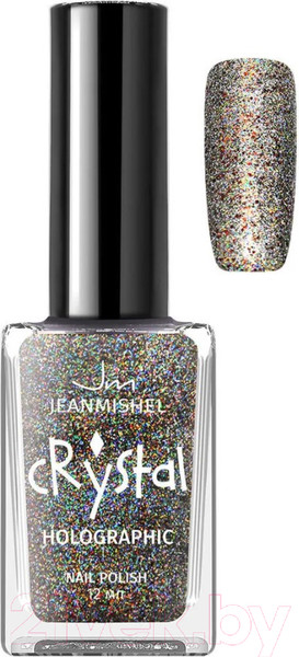 Изображение товара Лак для ногтей Jeanmishel Crystal с блестками 3D эффект голографии тон 704 (12мл)