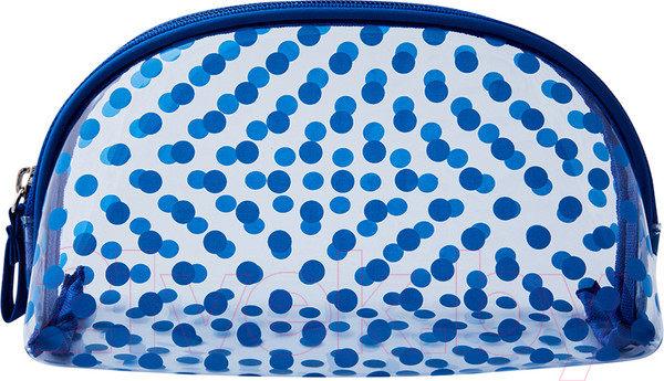Изображение товара Косметичка Dewal Beauty Горох / BG-12 (синий)