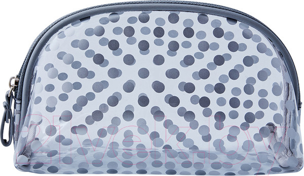 Изображение товара Косметичка Dewal Beauty Горох / BG-12 (серый)