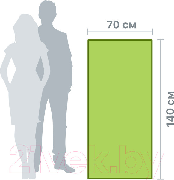 Изображение товара Полотенце Clam P017 70х140 (cалатовый)