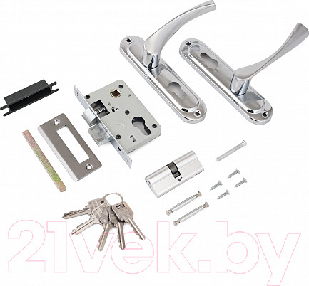 Изображение товара Замок врезной Стандарт 103/50 CP (хром)