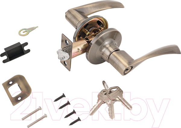 Изображение товара Ручка дверная Стандарт 8901 ET AB (бронза)