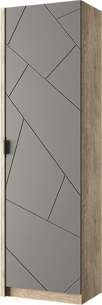 Изображение товара Шкаф-пенал Anrex Kaylas 1D (дуб каньон/силк шитаке)