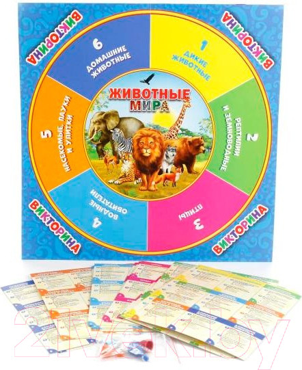 Изображение товара Развивающая игра Умные игры Викторина 500 вопросов. Животные мира / 4690590111864
