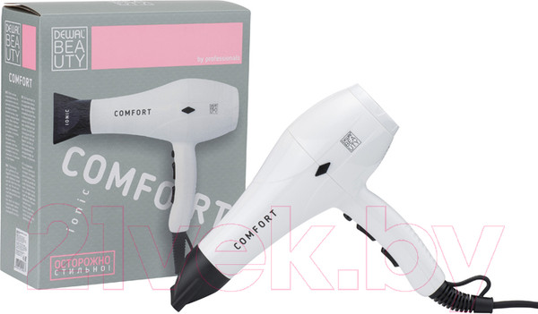 Изображение товара Фен Dewal Beauty Comfort / HD1004 (белый)