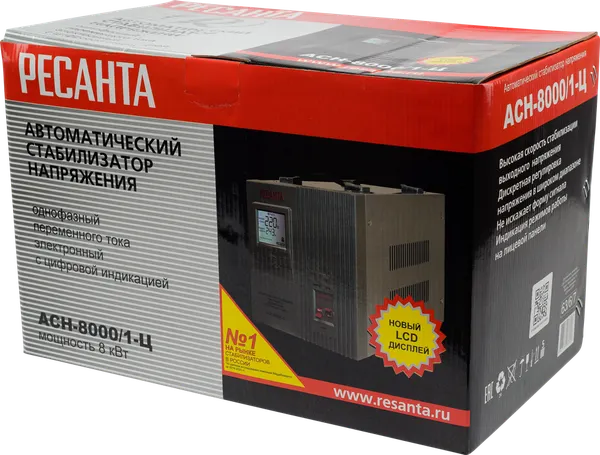 Изображение товара Стабилизатор напряжения Ресанта АСН-8000/1-Ц (63/6/7)+Тепловентилятор Ресанта ТВС-1 (67/2/1)