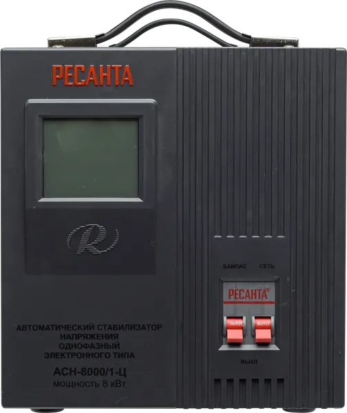 Изображение товара Стабилизатор напряжения Ресанта АСН-8000/1-Ц (63/6/7)+Тепловентилятор Ресанта ТВС-1 (67/2/1)