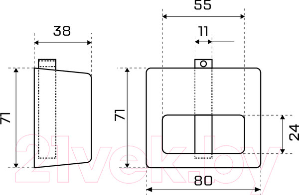 Изображение товара Замок навесной Стандарт KD-80