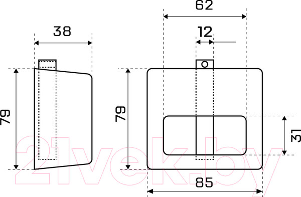 Изображение товара Замок навесной Стандарт KD-90