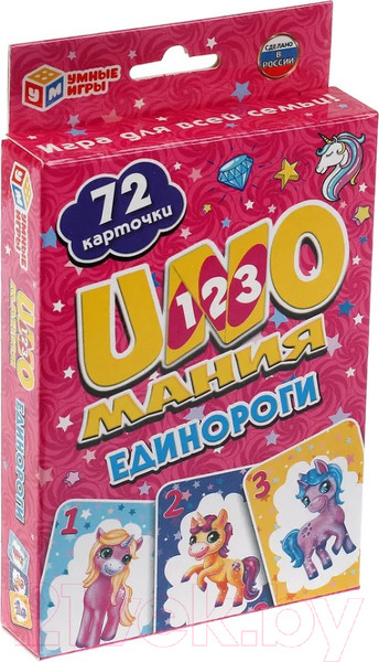 Изображение товара Настольная игра Умные игры Единороги. Уномания / 4680107921703