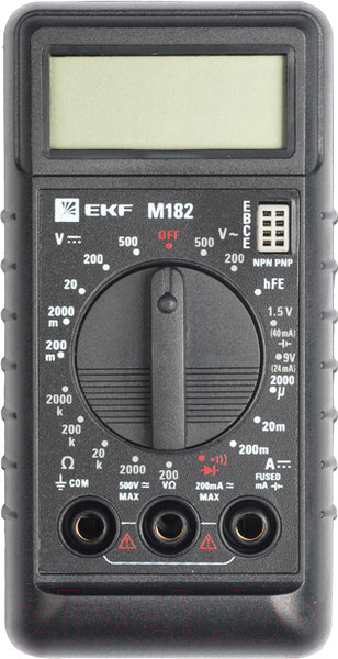 Изображение товара Мультиметр цифровой EKF M182 Master In-180701-bm182