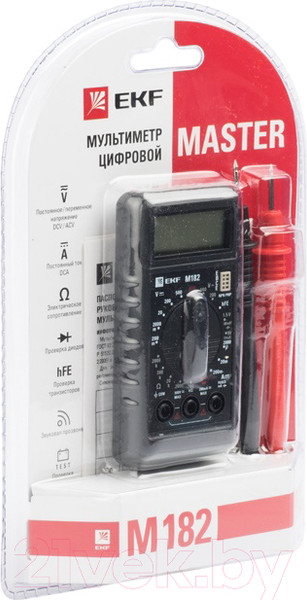 Изображение товара Мультиметр цифровой EKF M182 Master In-180701-bm182