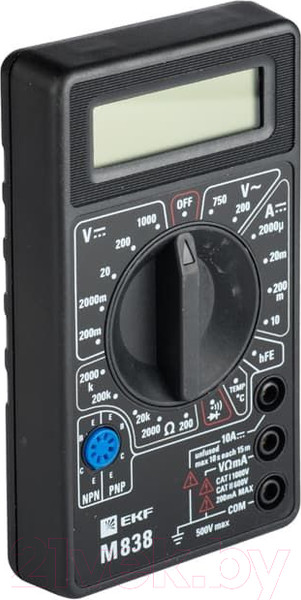 Изображение товара Мультиметр цифровой EKF M838 Master In-180701-bm838