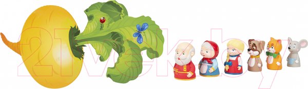 Изображение товара Пальчиковый кукольный театр Росмэн Пальчиковый театр Репка / 36311