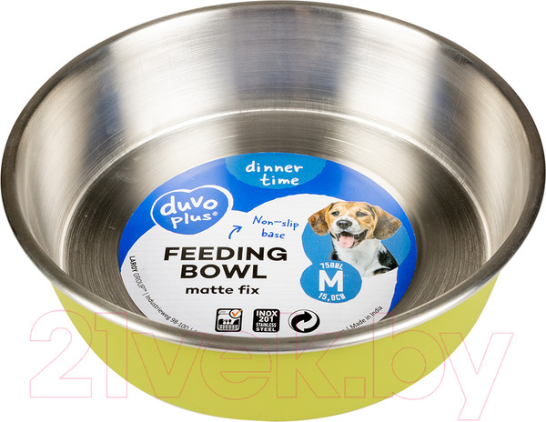 Изображение товара Миска для животных Duvo Plus 161210/DV (салатовый)