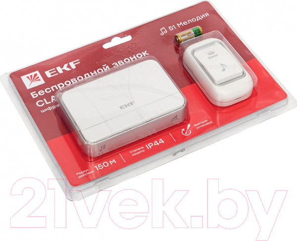 Изображение товара Электрический звонок EKF DBB-D-003