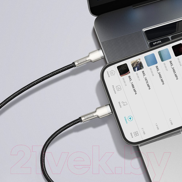 Изображение товара Кабель Baseus Lightning - USB Type-C / CATLJK-A01 (1м, черный)