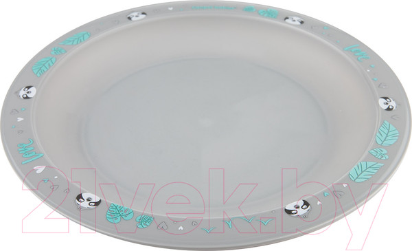 Изображение товара Набор тарелок для кормления Canpol Exotic Animals / 56/523 (серый)