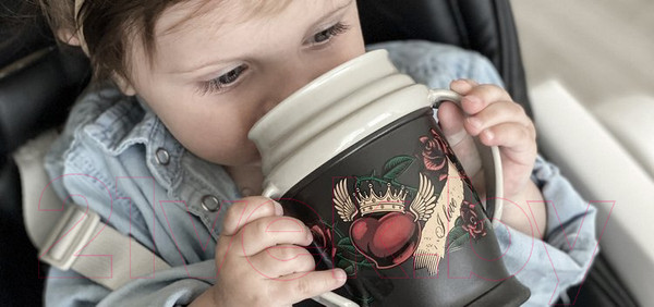 Изображение товара Поильник Lovi 360° I Love / 1/607 (250мл, черный)