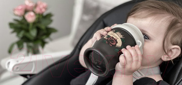 Изображение товара Поильник Lovi 360° I Love / 1/607 (250мл, черный)