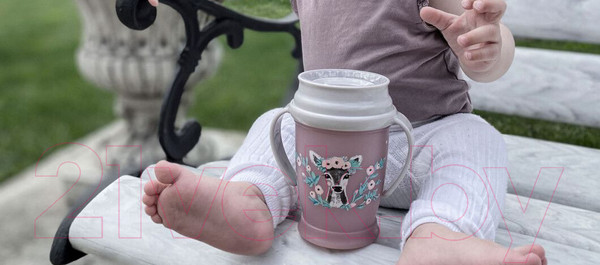 Изображение товара Поильник Lovi 360° Wild Soul / 1/604 (250мл, розовый)