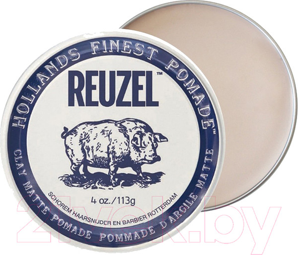 Изображение товара Глина для укладки волос Reuzel Clay Matte Pomade (113г)