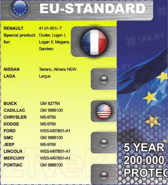 Изображение товара Антифриз SAMSON EU-Standard G12 (10кг, желтый)