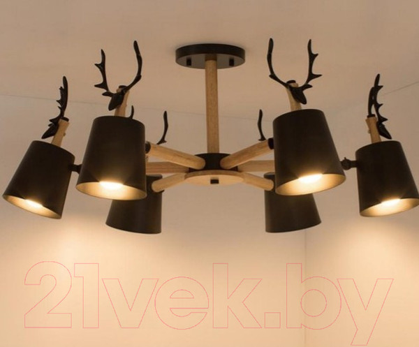 Изображение товара Люстра Home Light Астерия A077-4 (черный)