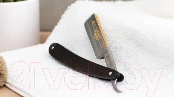 Изображение товара Опасная бритва Dovo 4580 (эбеновое дерево)