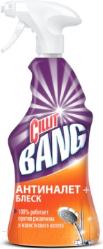 Изображение товара Чистящее средство для ванной комнаты Cillit Bang Антиналет+блеск (750мл)