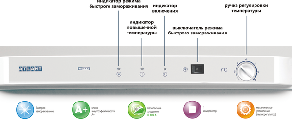 Изображение товара Морозильник ATLANT М 7204-100