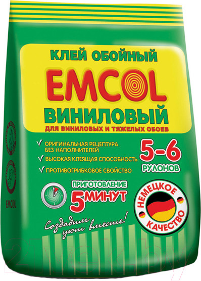 Изображение товара Клей для обоев Emcol Виниловый (180г)