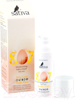 Изображение товара Крем детский Sativa Мамина нежность увлажняющий №807 (50мл)