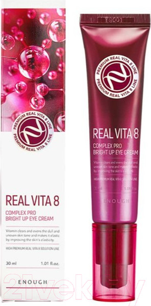 Изображение товара Крем для век Enough Premium Real Vita 8 Complex Pro Bright Up Eye Cream (30мл)