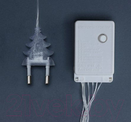 Изображение товара Светодиодная бахрома Luazon 3556846 (3x0.5м, теплый белый)