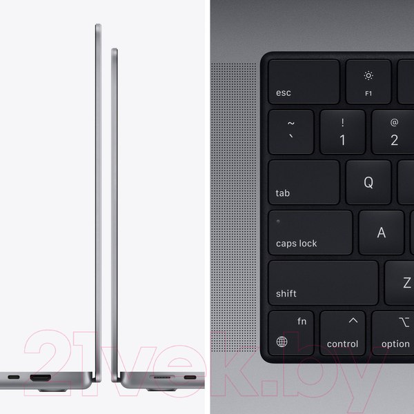Изображение товара Ноутбук Apple MacBook Pro 16" M1 Pro 2021 512GB / MK183 (серый космос)