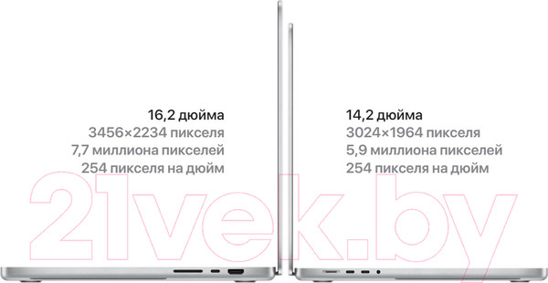 Изображение товара Ноутбук Apple Macbook Pro 14" M1 Pro 2021 512GB / Z15G000CK (серый космос)