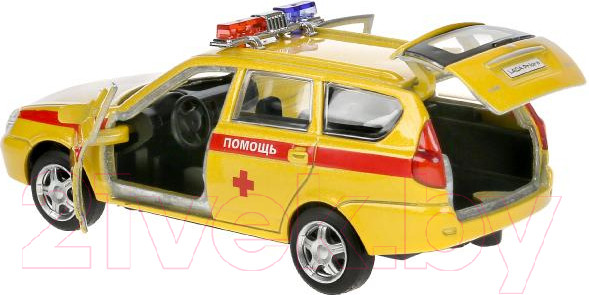 Изображение товара Автомобиль игрушечный Технопарк Lada Priora Реанимация / PRIORAWAG-12SLAMB-YE