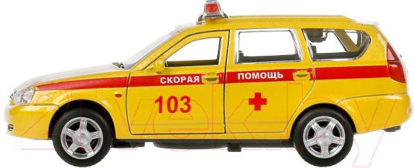 Изображение товара Автомобиль игрушечный Технопарк Lada Priora Реанимация / PRIORAWAG-12SLAMB-YE