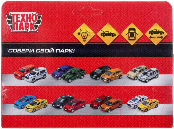 Изображение товара Автомобиль игрушечный Технопарк Lada Priora Реанимация / PRIORAWAG-12SLAMB-YE